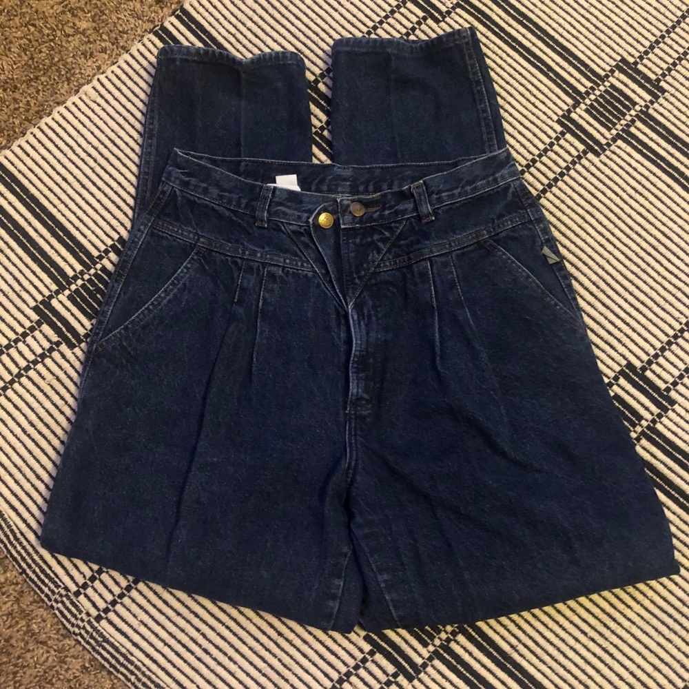 Vintage Double Button Rocky Mountain Mom Jeans